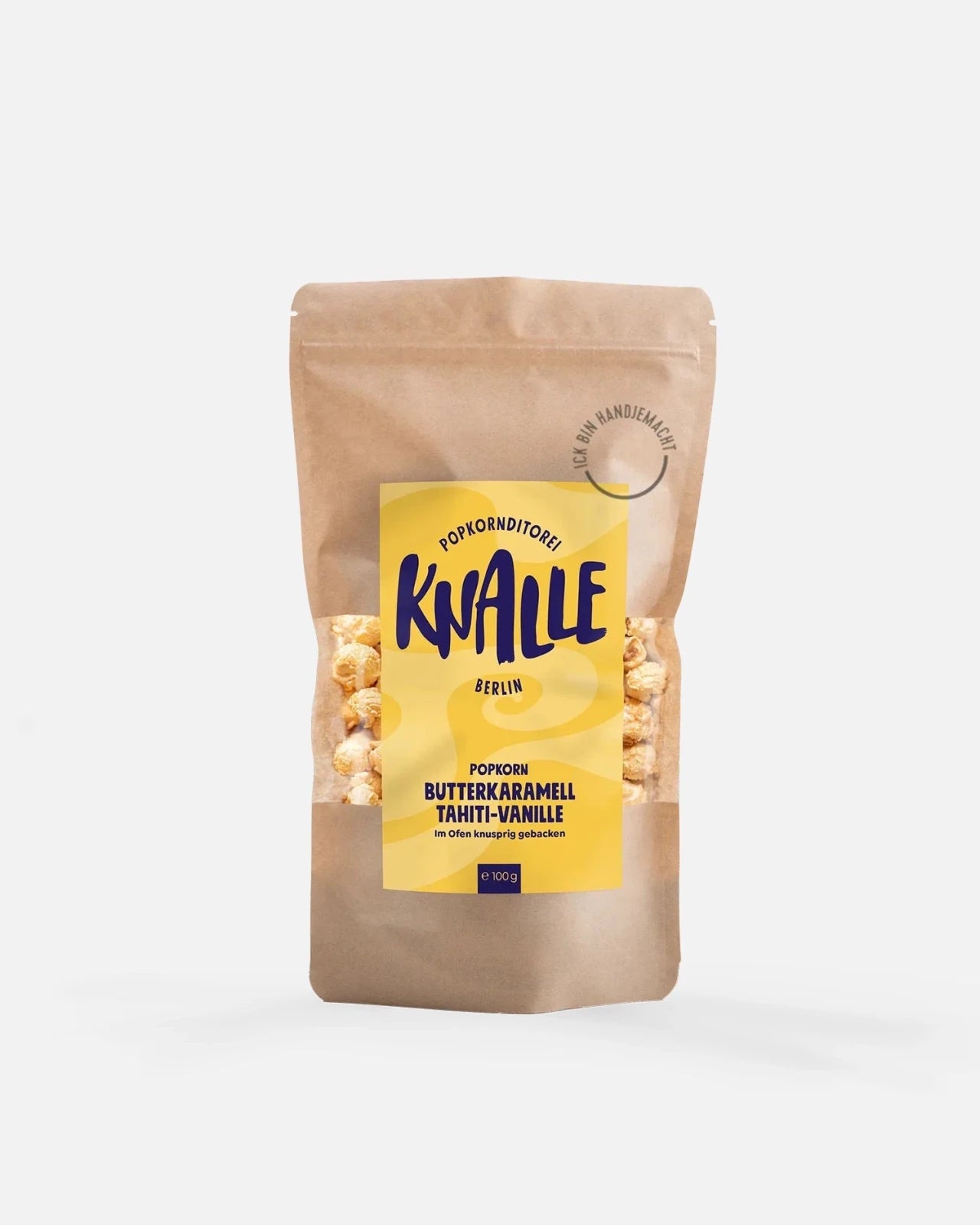 Knalle Popcorn - Butterkaramell Tahiti - Vanille Popcorn (40 g) - ROSA ECK