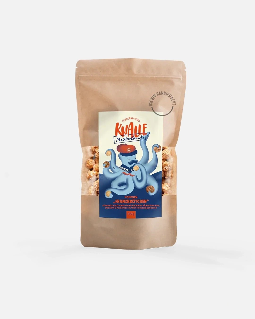 Knalle Popcorn - Franzbrötchen / Zimtschnecke Popcorn (100 g) - ROSA ECK