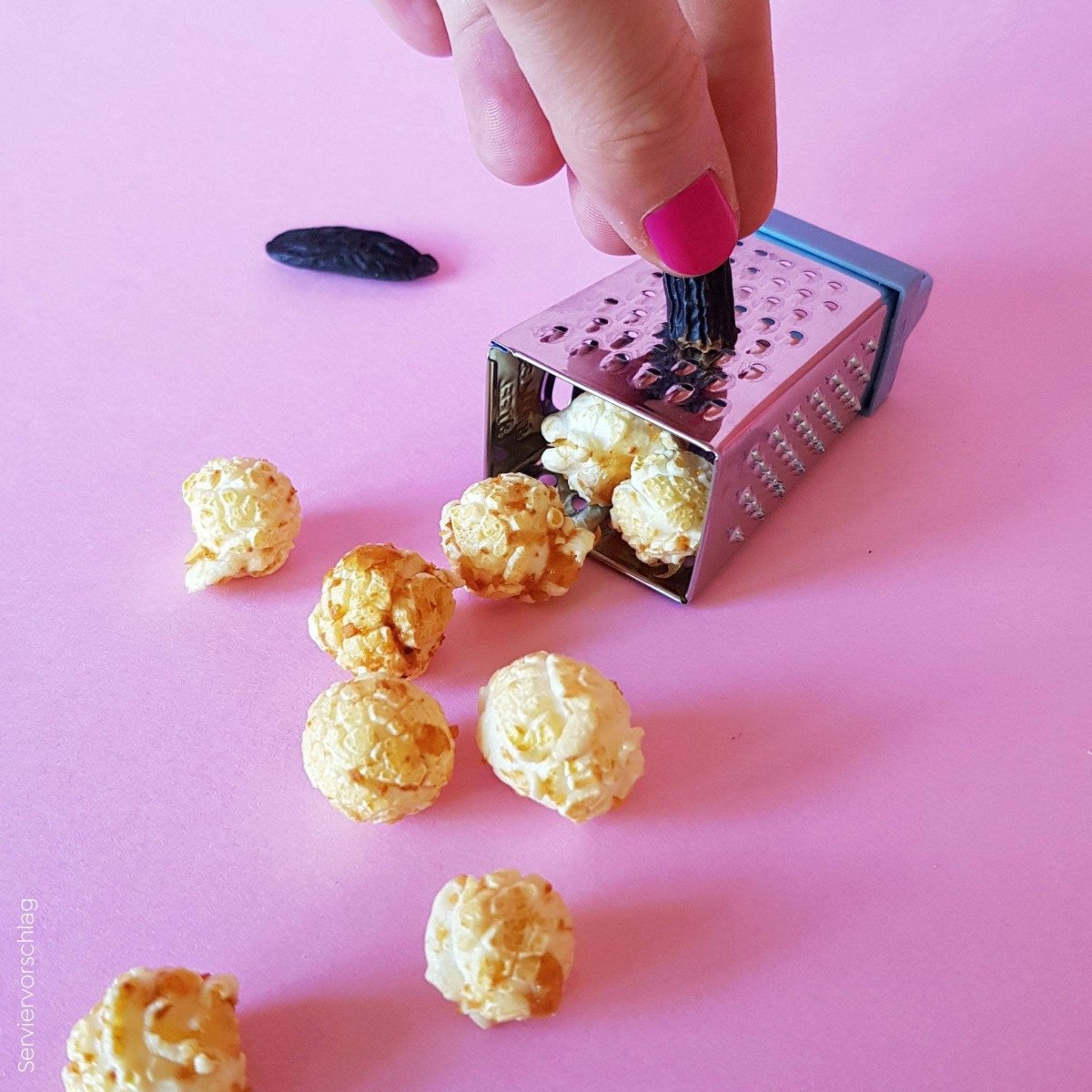 Knalle Popcorn - Veganes Popcorn (100 g) | Tonkabohne Kokos - ROSA ECK - , ,