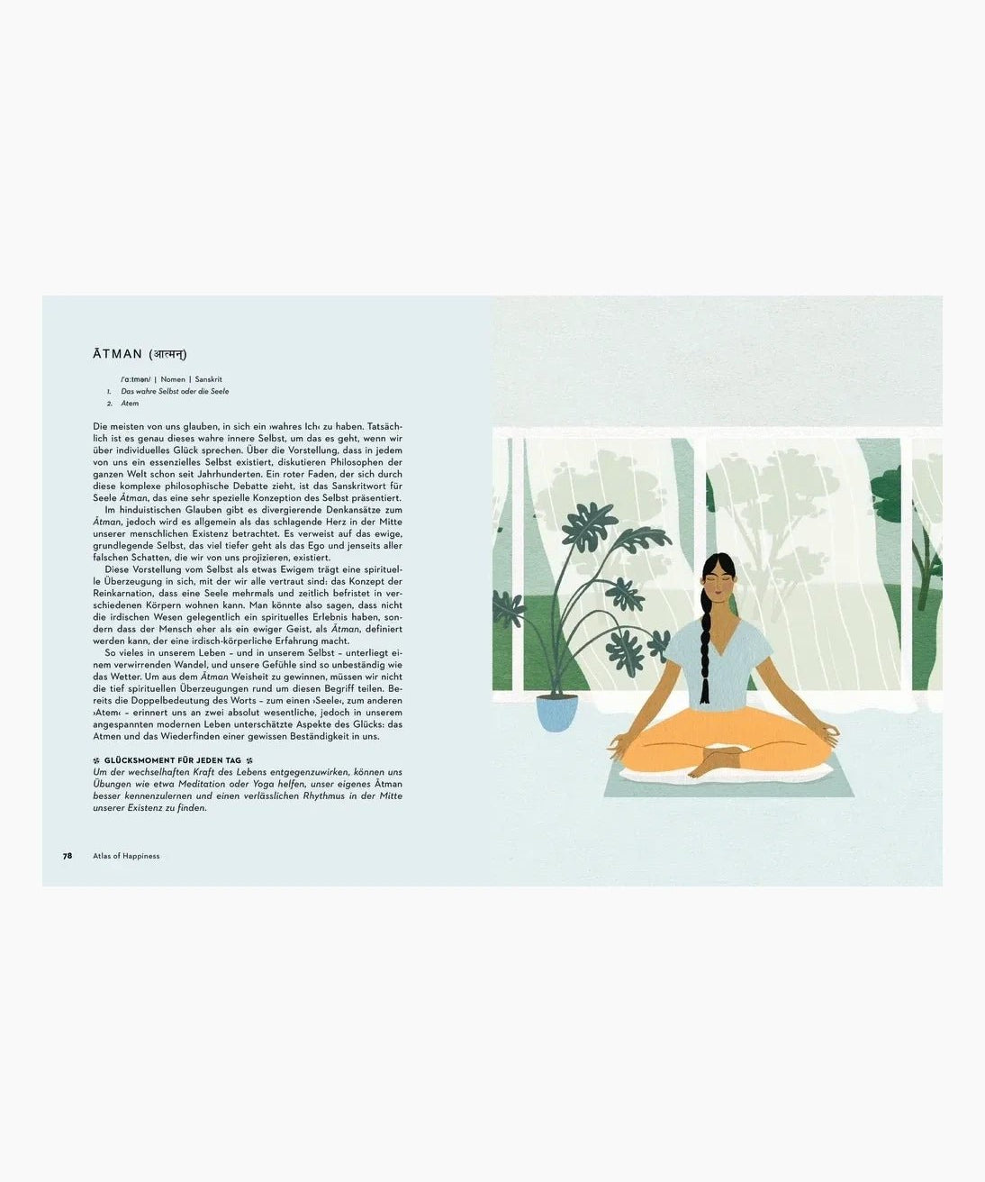 Knesebeck Verlag - ATLAS OF HAPPINESS Ratgeber - Buch - ROSA ECK