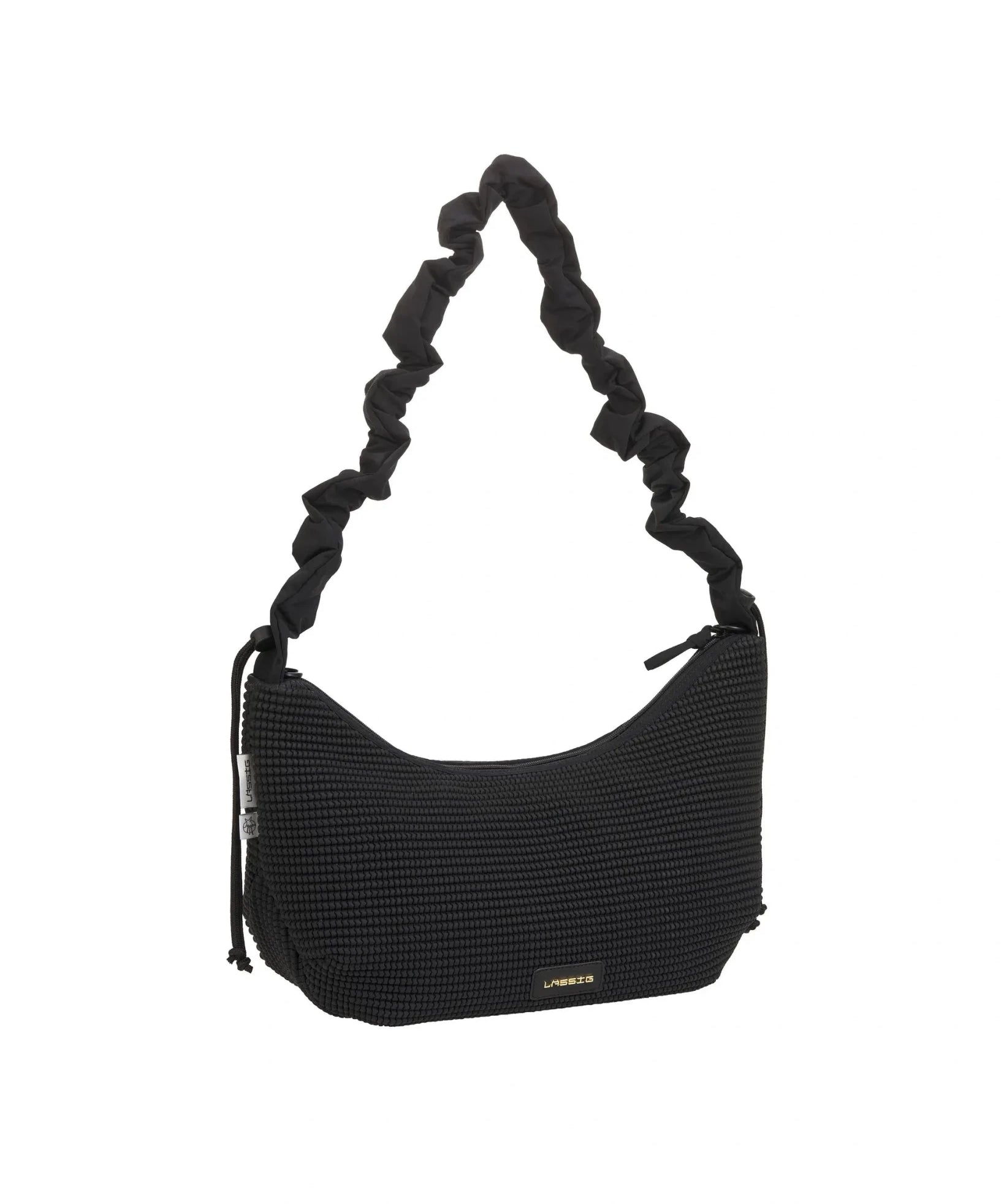 Lässig - LUNUA Wickeltasche Crossbody • Nubbed black - ROSA ECK