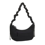 Lässig - LUNUA Wickeltasche Crossbody • Nubbed black - ROSA ECK