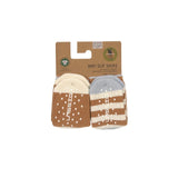 Lässig - Anti - Rutsch - Socken für Kinder • Hellblau/Karamell - ROSA ECK