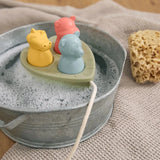 Lässig - Badespielzeug Boote (3er Set) • Panda/Nilpferd/Krokodil - ROSA ECK