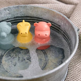 Lässig - Badespielzeug Boote (3er Set) • Panda/Nilpferd/Krokodil - ROSA ECK