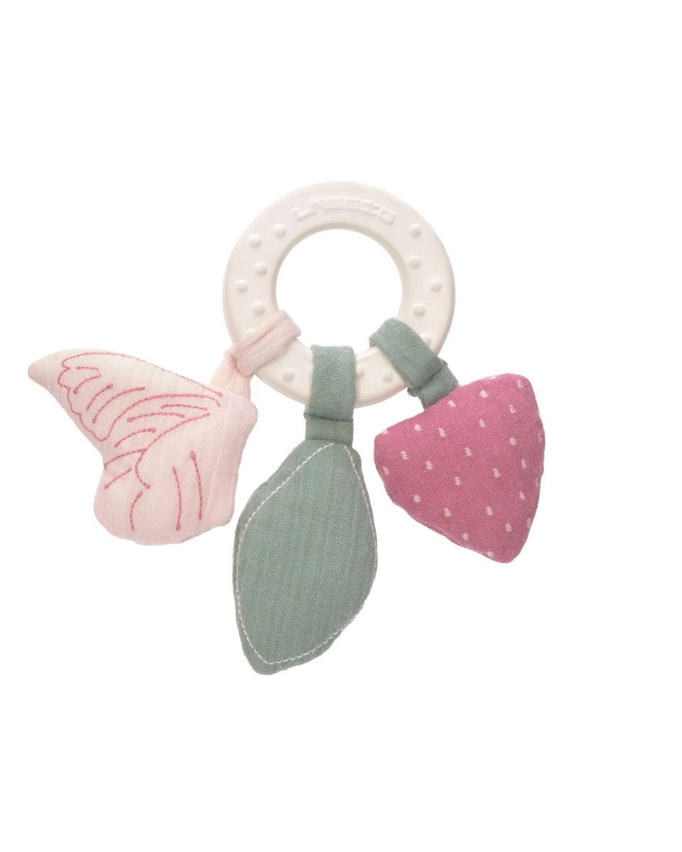 Lässig - Beißring aus Naturkautschuk • Butterfly - Babyspielzeug - ROSA ECK Concept Store