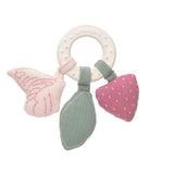 Lässig - Beißring aus Naturkautschuk • Butterfly - Babyspielzeug - ROSA ECK Concept Store