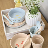 Lässig - HAPPY FRUITS Kinder - Löffel Set • Kirsche - ROSA ECK