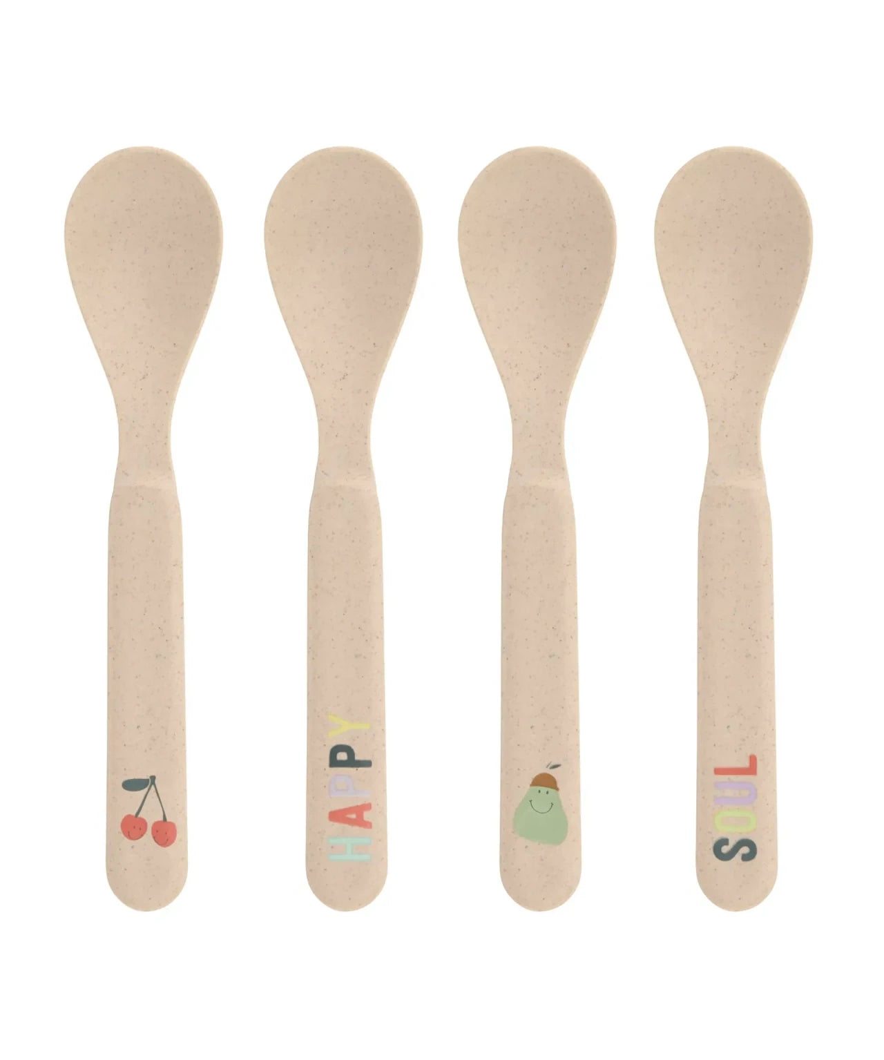 Lässig - HAPPY FRUITS Kinder - Löffel Set • Kirsche - ROSA ECK