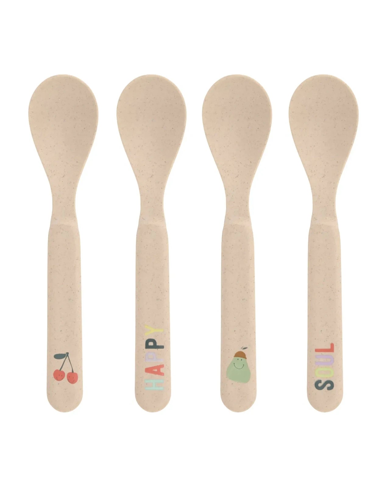 Lässig - HAPPY FRUITS Kinder - Löffel Set • Kirsche - ROSA ECK