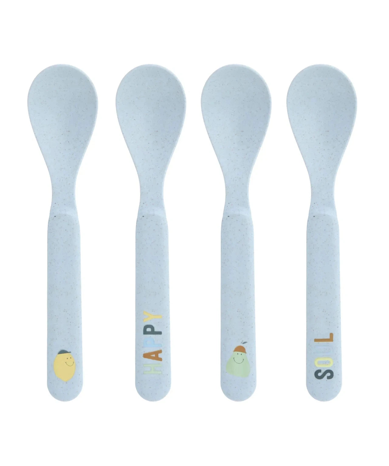 Lässig - HAPPY FRUITS Kinder - Löffel Set • Zitrone - ROSA ECK
