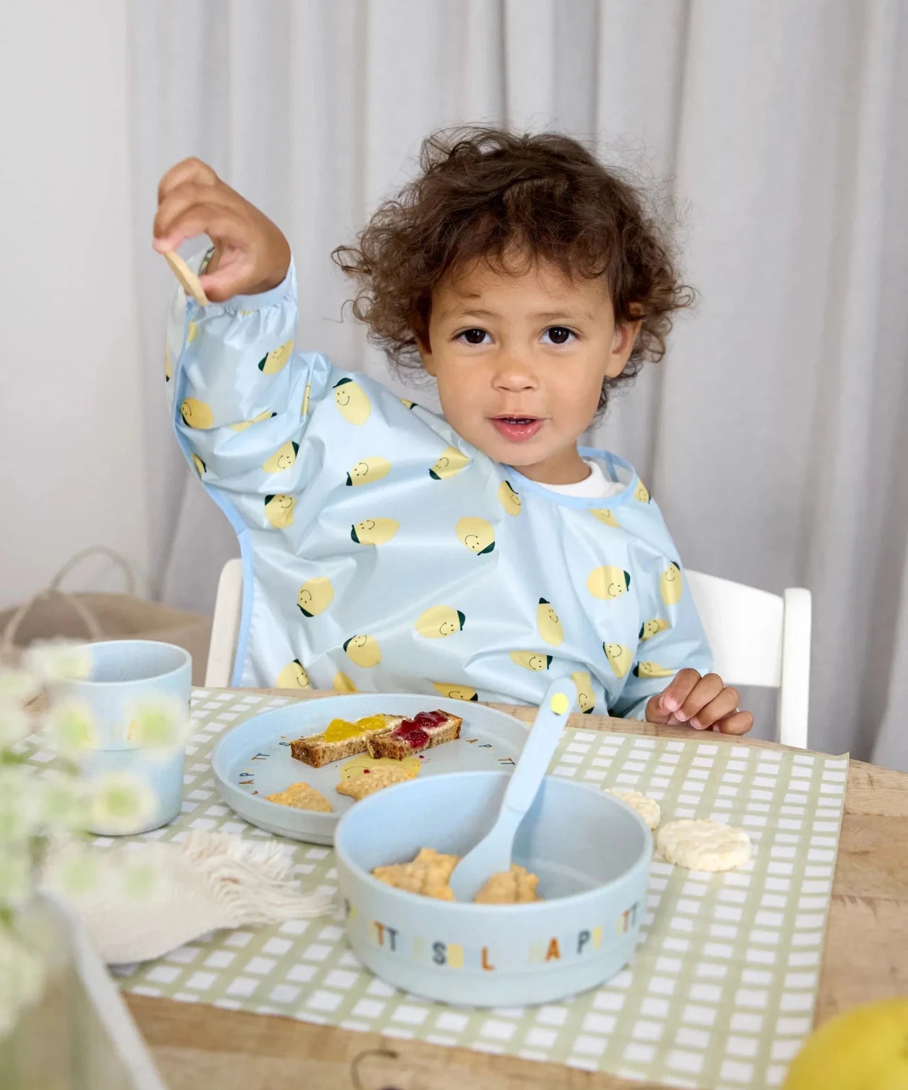 Lässig - HAPPY FRUITS Kinder - Löffel Set • Zitrone - ROSA ECK