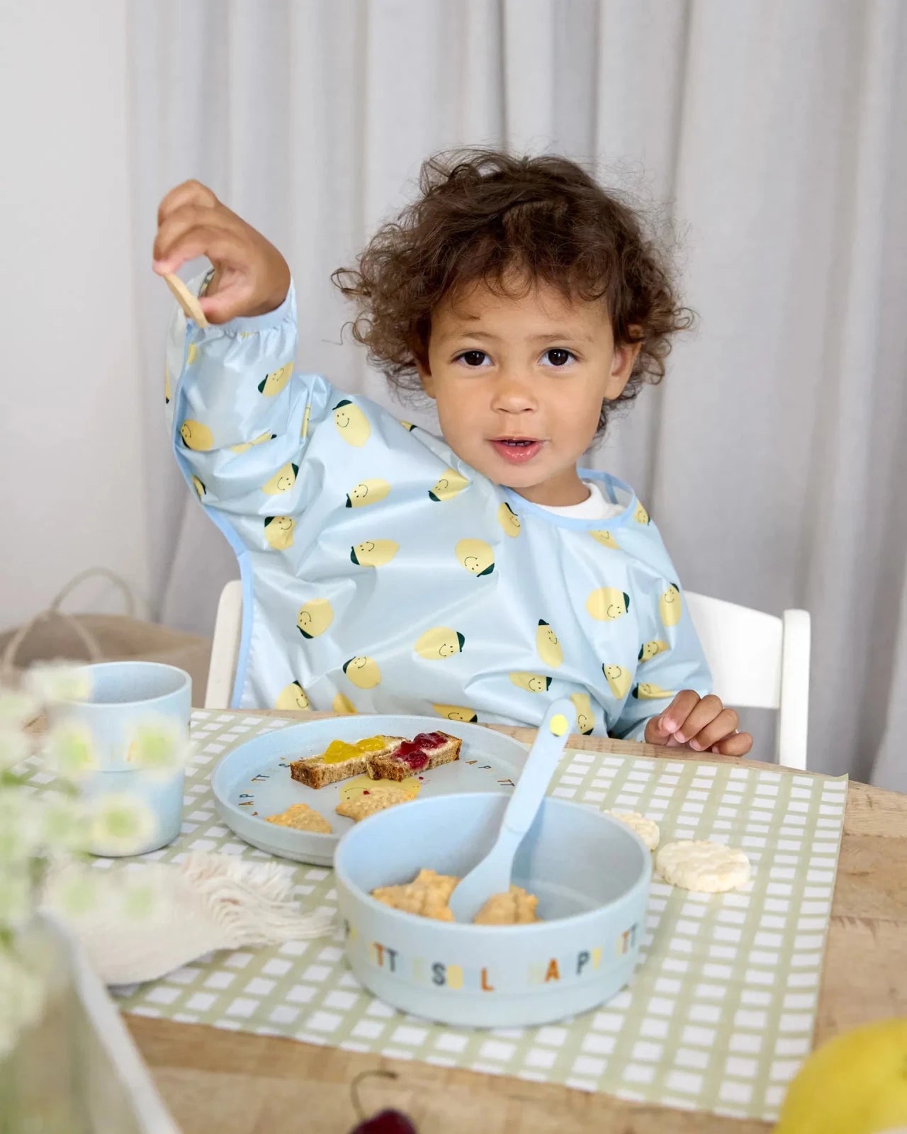 Lässig - HAPPY FRUITS Kinder - Löffel Set • Zitrone - ROSA ECK