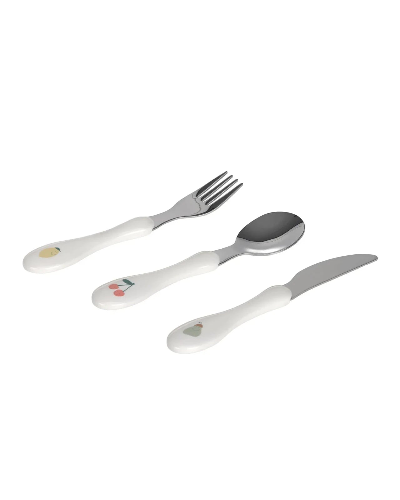 Lässig - HAPPY FRUITS Kinderbesteck • Bunt - ROSA ECK