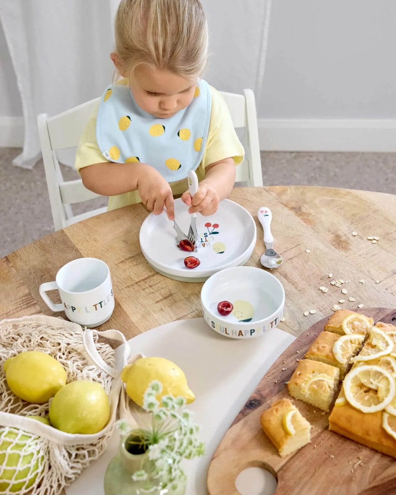 Lässig - HAPPY FRUITS Kinderbesteck • Bunt - ROSA ECK