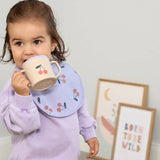 Lässig - HAPPY FRUITS Lätzchen (5er Set) • Kirsche - ROSA ECK