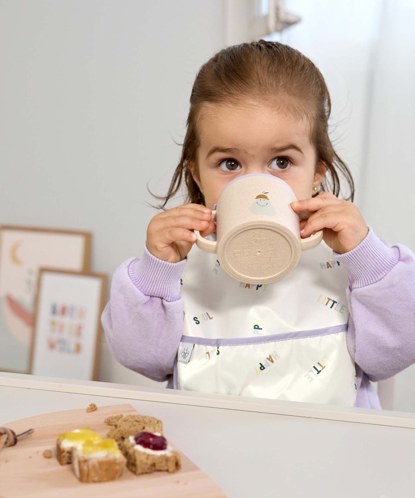 Lässig - HAPPY FRUITS Trinklernbecher | Kirsche - Kindergeschirr - ROSA ECK - Becher, ,