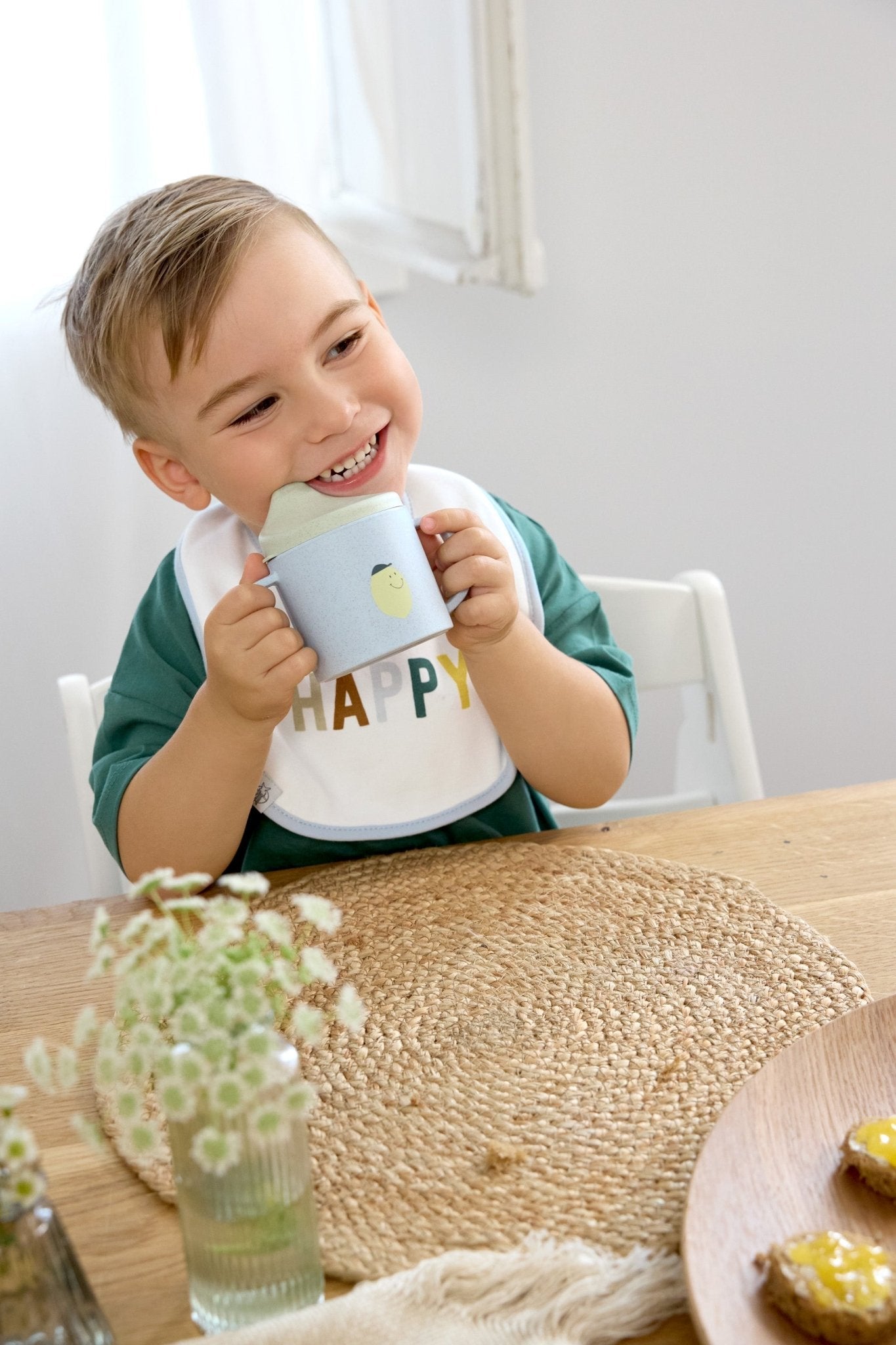 Lässig - HAPPY FRUITS Trinklernbecher | Zitrone - Kindergeschirr - ROSA ECK - Becher, ,