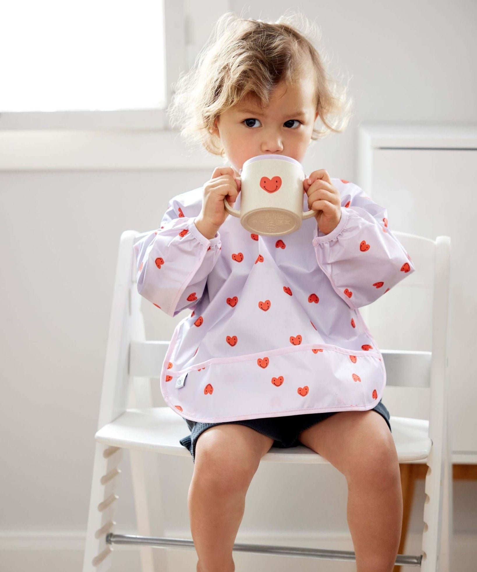 Lässig - HAPPY RASCALS Trinklernbecher | Herz - Kindergeschirr - ROSA ECK - Becher, ,