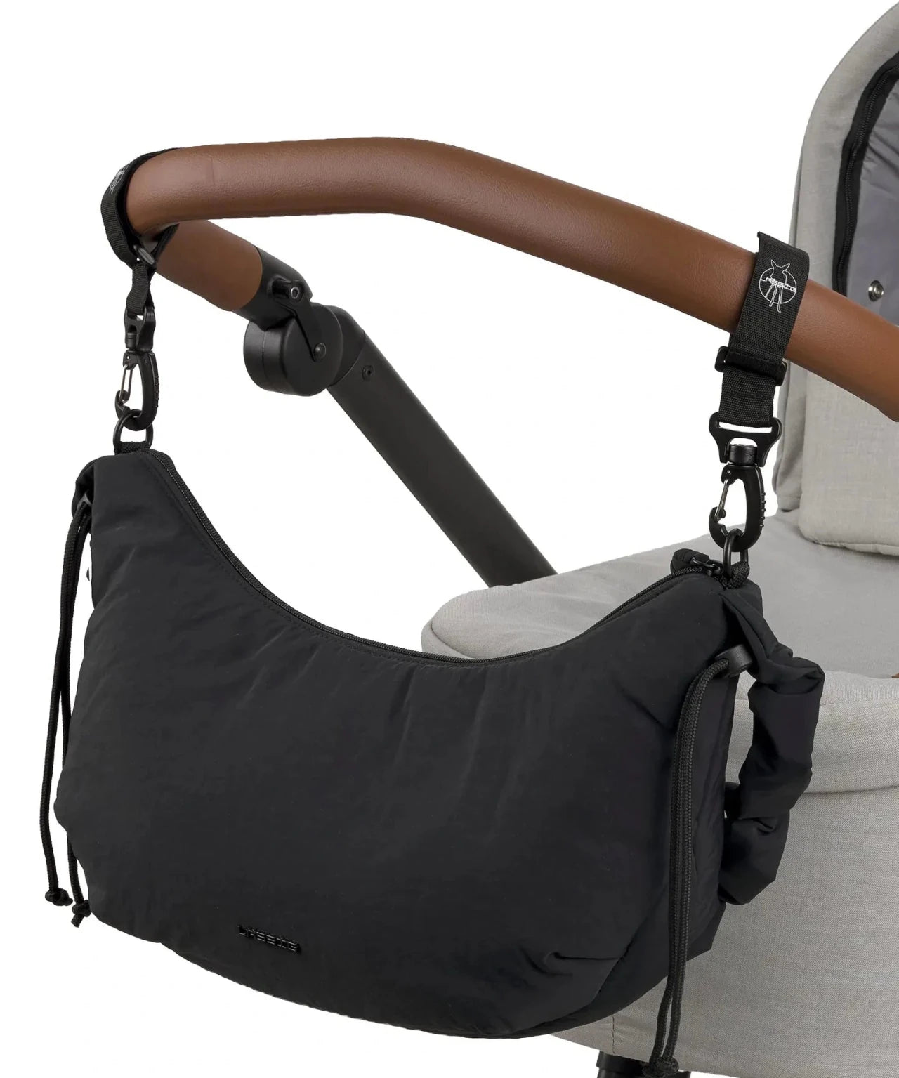 Lässig - LUNUA Wickeltasche Crossbody • black - ROSA ECK