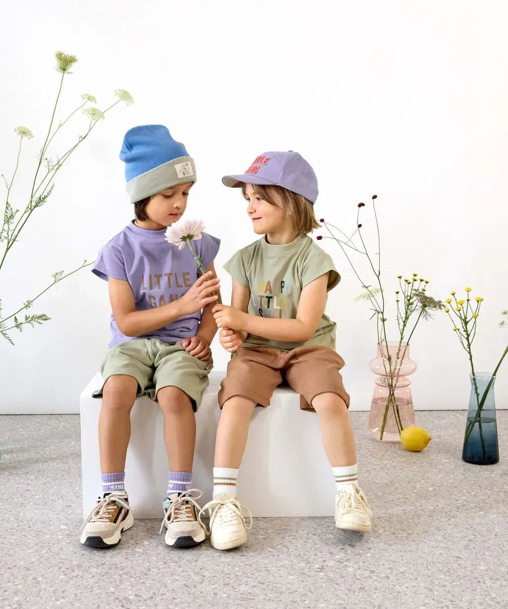 Lässig - Socken für Kinder (3er Set) • Pfirsich/Flieder - ROSA ECK