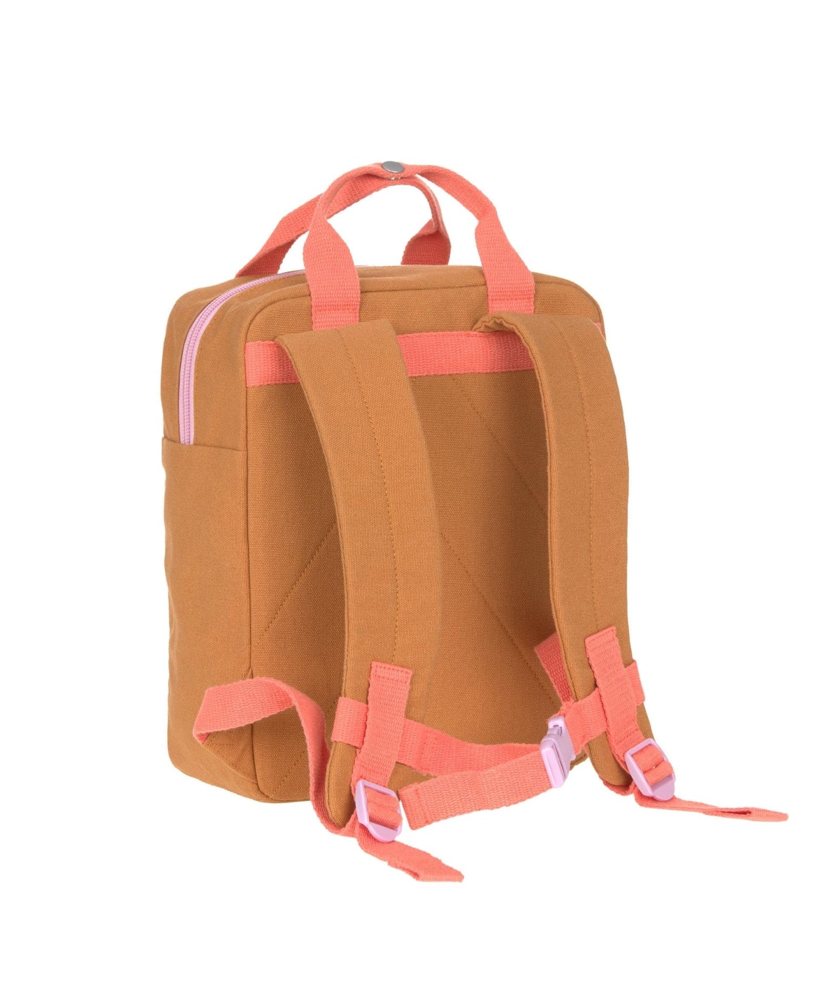 Lässig - SQUARE LITTLE ONE & ME Kindergartenrucksack | Small, Karamell - Rucksack - ROSA ECK - Rucksack, ,