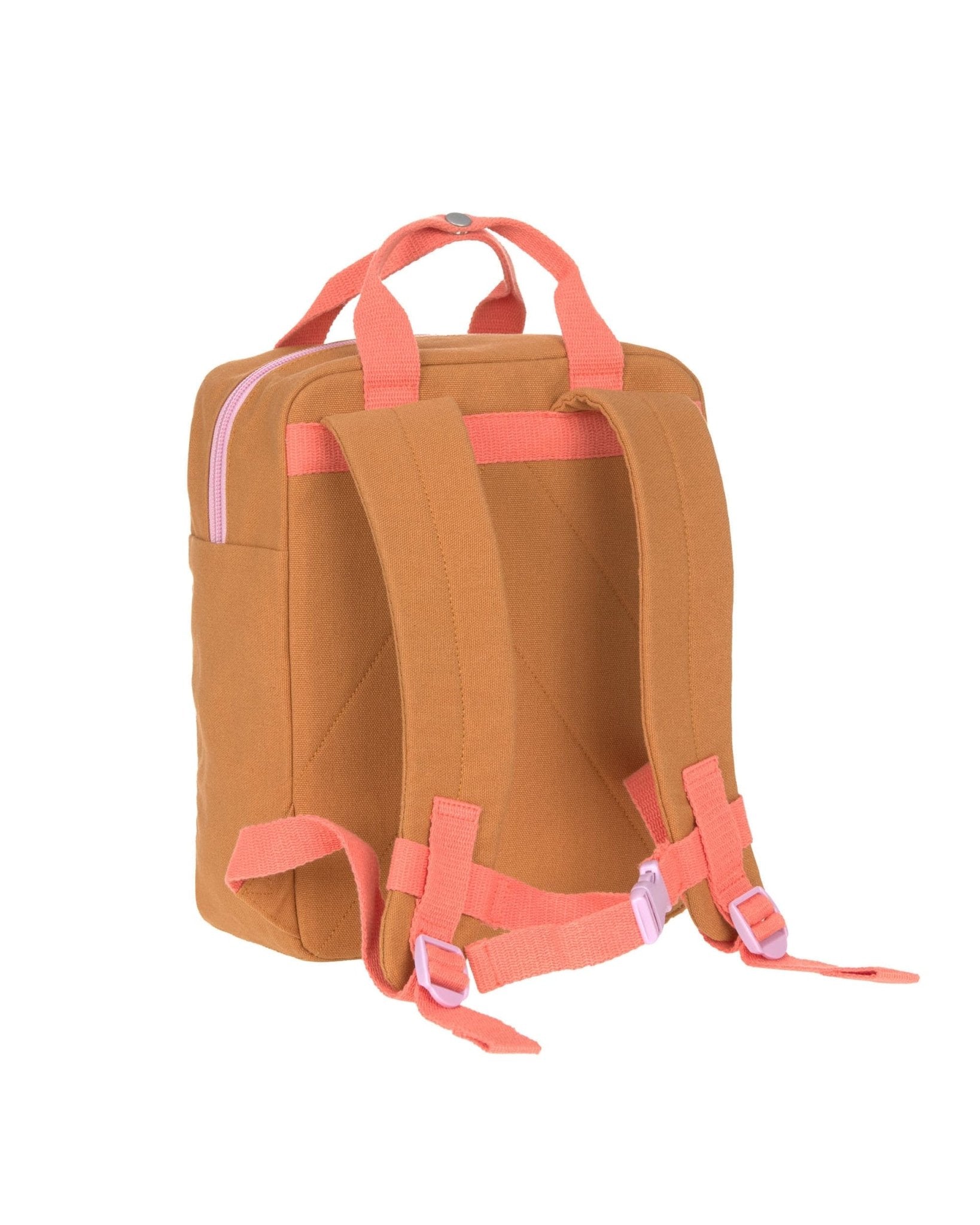 Lässig - SQUARE LITTLE ONE & ME Kindergartenrucksack | Small, Karamell - Rucksack - ROSA ECK - Rucksack, ,