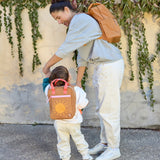 Lässig - SQUARE LITTLE ONE & ME Kindergartenrucksack | Small, Karamell - Rucksack - ROSA ECK - Rucksack, ,