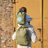 Lässig - SQUARE LITTLE ONE & ME Kindergartenrucksack | Small, Olivgrün - Rucksack - ROSA ECK - Rucksack, ,