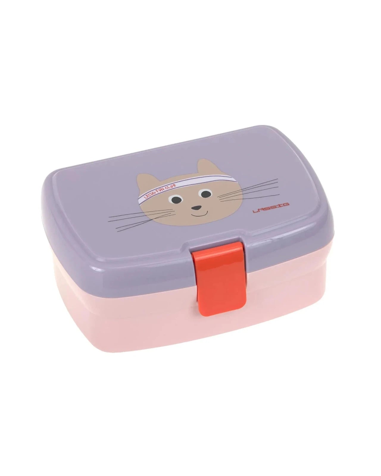 Lässig - TINY TEAM Kinder - Brotdose • Katze - ROSA ECK