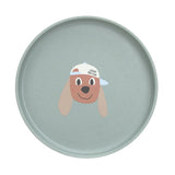 Lässig - TINY TEAM Kinder - Teller • Hund - ROSA ECK