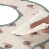 Lässig - TINY TEAM Lätzchen (2er Set) • Hund - ROSA ECK