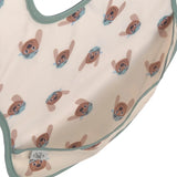 Lässig - TINY TEAM Lätzchen (2er Set) • Hund - ROSA ECK