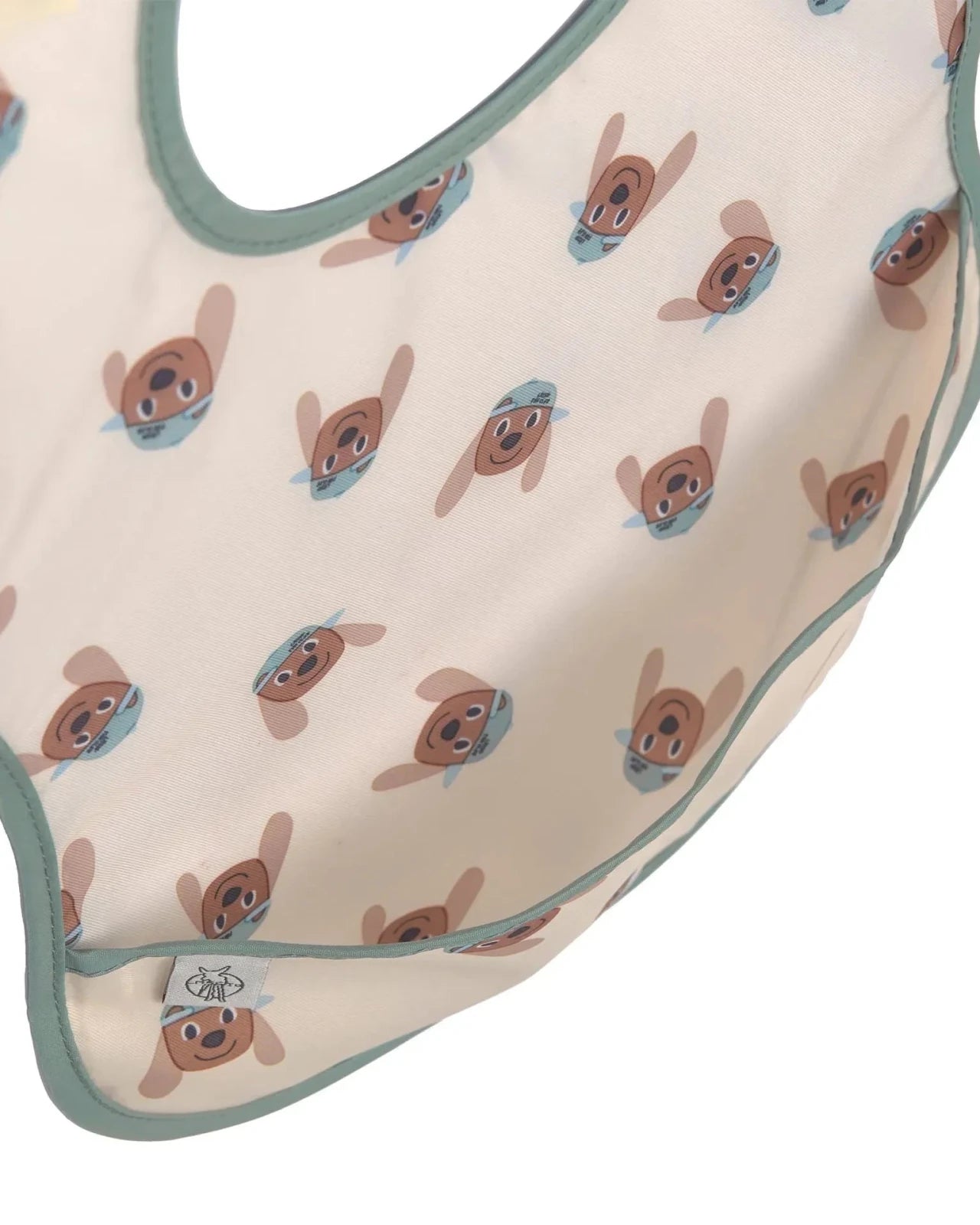 Lässig - TINY TEAM Lätzchen (2er Set) • Hund - ROSA ECK