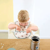 Lässig - TINY TEAM Lätzchen (2er Set) • Hund - ROSA ECK