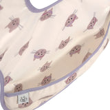 Lässig - TINY TEAM Lätzchen (2er Set) • Katze - ROSA ECK