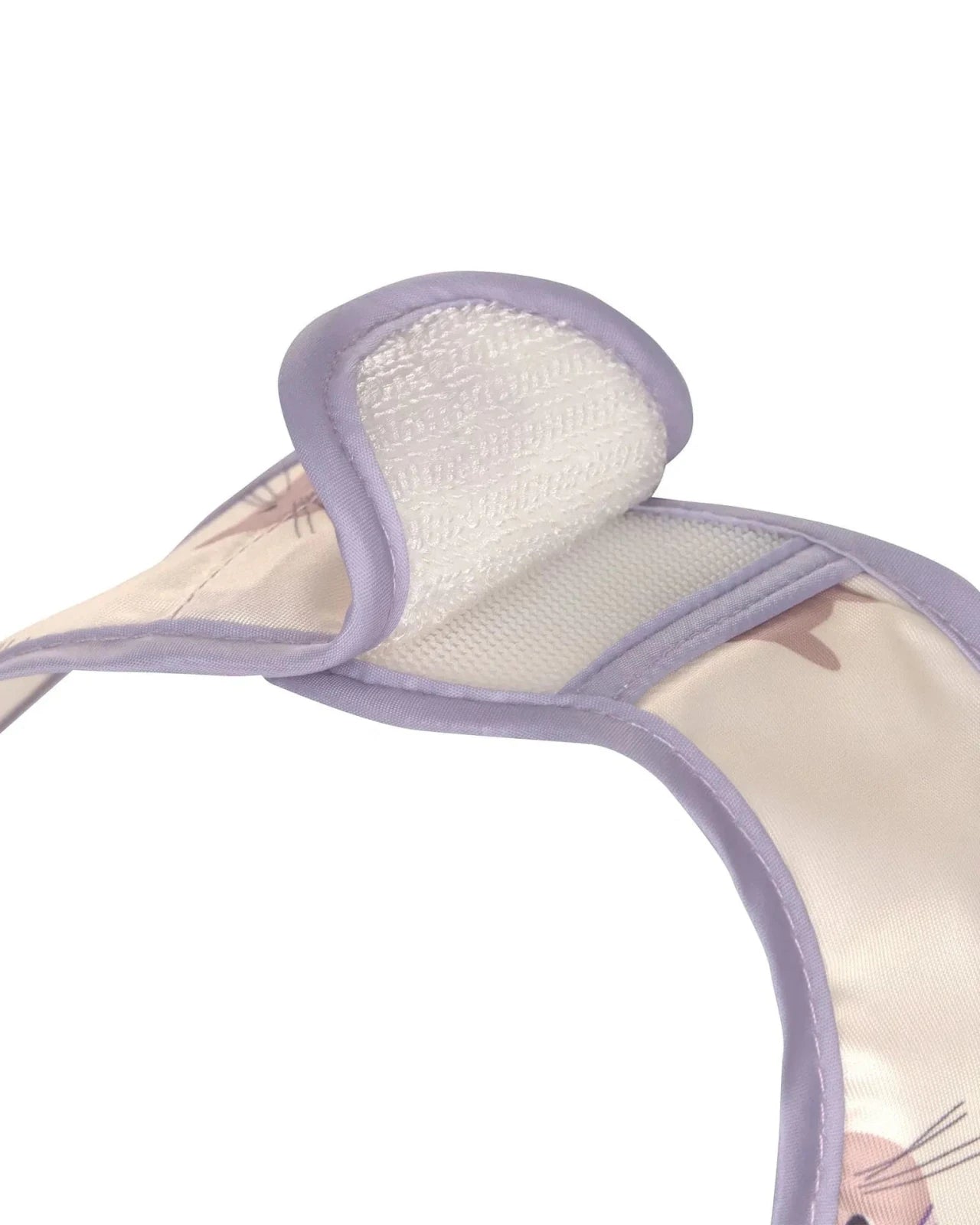 Lässig - TINY TEAM Lätzchen (2er Set) • Katze - ROSA ECK