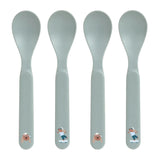 Lässig - TINY TEAM Löffel - Set für Kinder • Hund - ROSA ECK