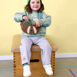 Lässig - TINY TEAM Mini - Bauchtasche für Kinder • Hund - ROSA ECK