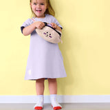 Lässig - TINY TEAM Mini - Bauchtasche für Kinder • Katze - ROSA ECK