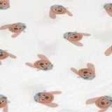 Lässig - TINY TEAM Mulltücher (3er Set) • Hund - ROSA ECK