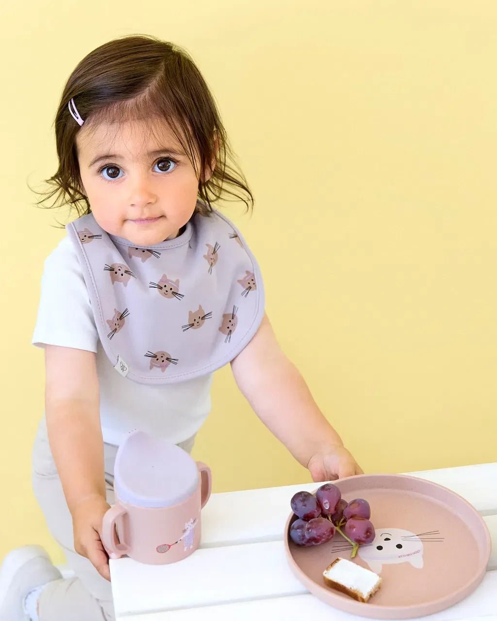 Lässig - TINY TEAM Trinklernbecher • Katze - ROSA ECK