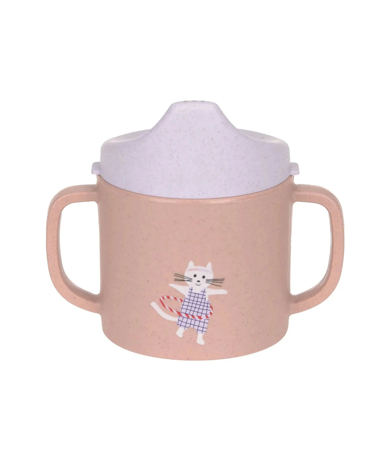 Lässig - TINY TEAM Trinklernbecher • Katze - ROSA ECK