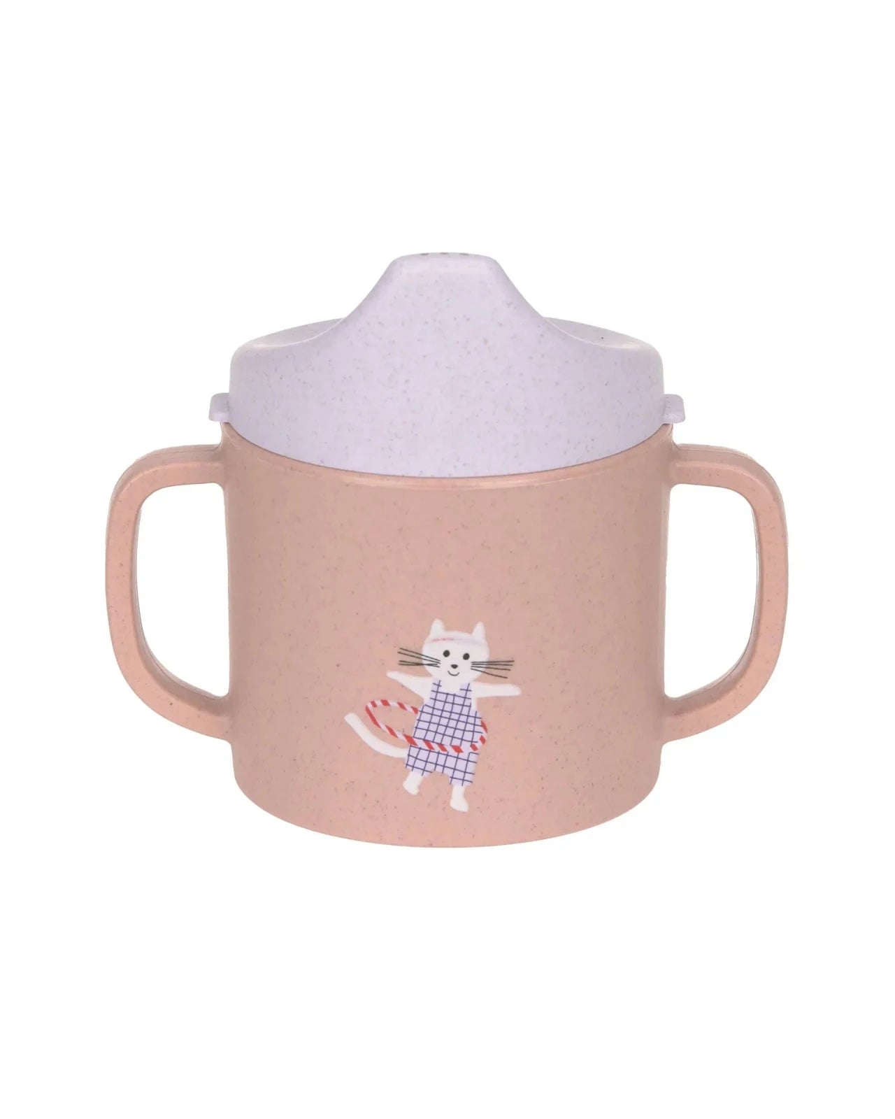 Lässig - TINY TEAM Trinklernbecher • Katze - ROSA ECK