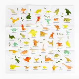 Laurence King Publishing - 49 DINOSAURIER UND 1 ASTEROID Puzzle - ROSA ECK - Kinder, LKP, LKV