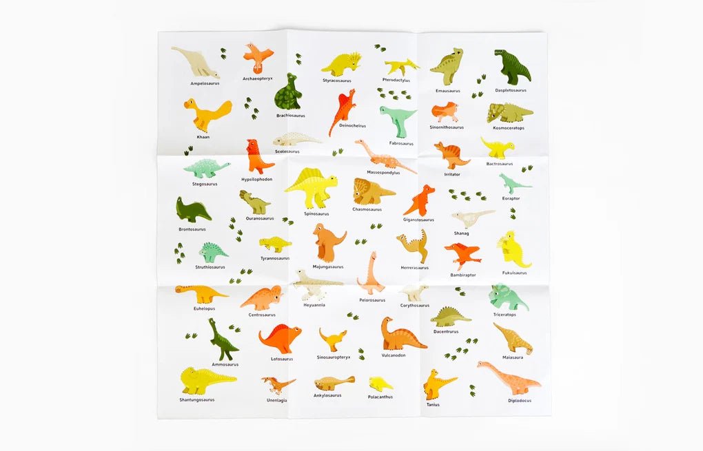 Laurence King Publishing - 49 DINOSAURIER UND 1 ASTEROID Puzzle - ROSA ECK