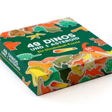 Laurence King Publishing - 49 DINOSAURIER UND 1 ASTEROID Puzzle - ROSA ECK - Kinder, LKP, LKV