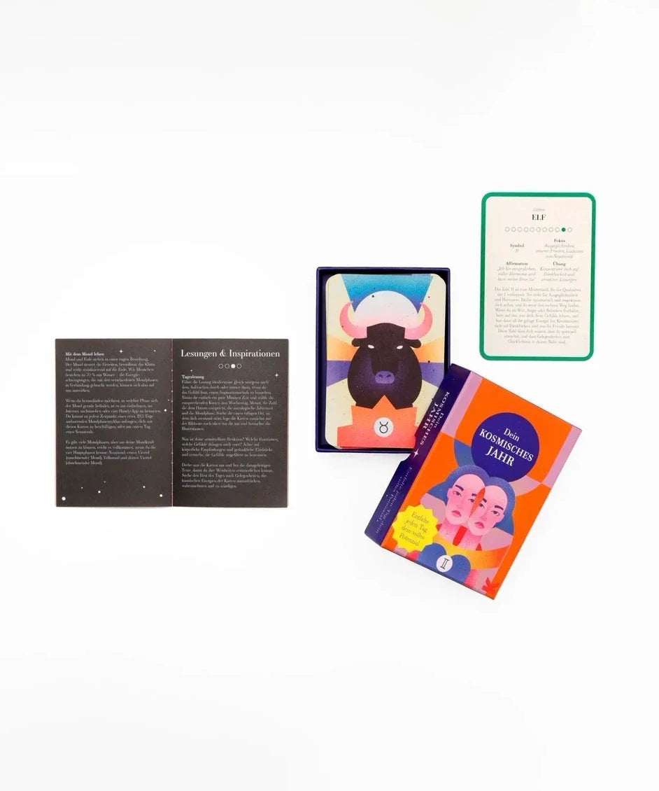 Laurence King Publishing - DEIN KOSMISCHES JAHR Kartenset - ROSA ECK