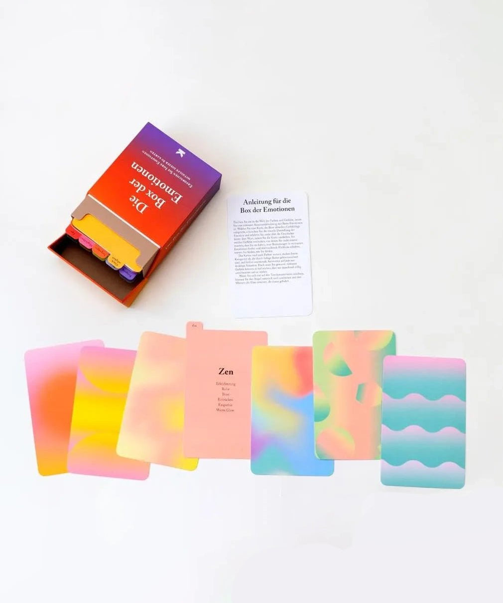 Laurence King Publishing - DIE BOX DER EMOTIONEN 80 Karten zur Selbstreflexion - Spiel - ROSA ECK