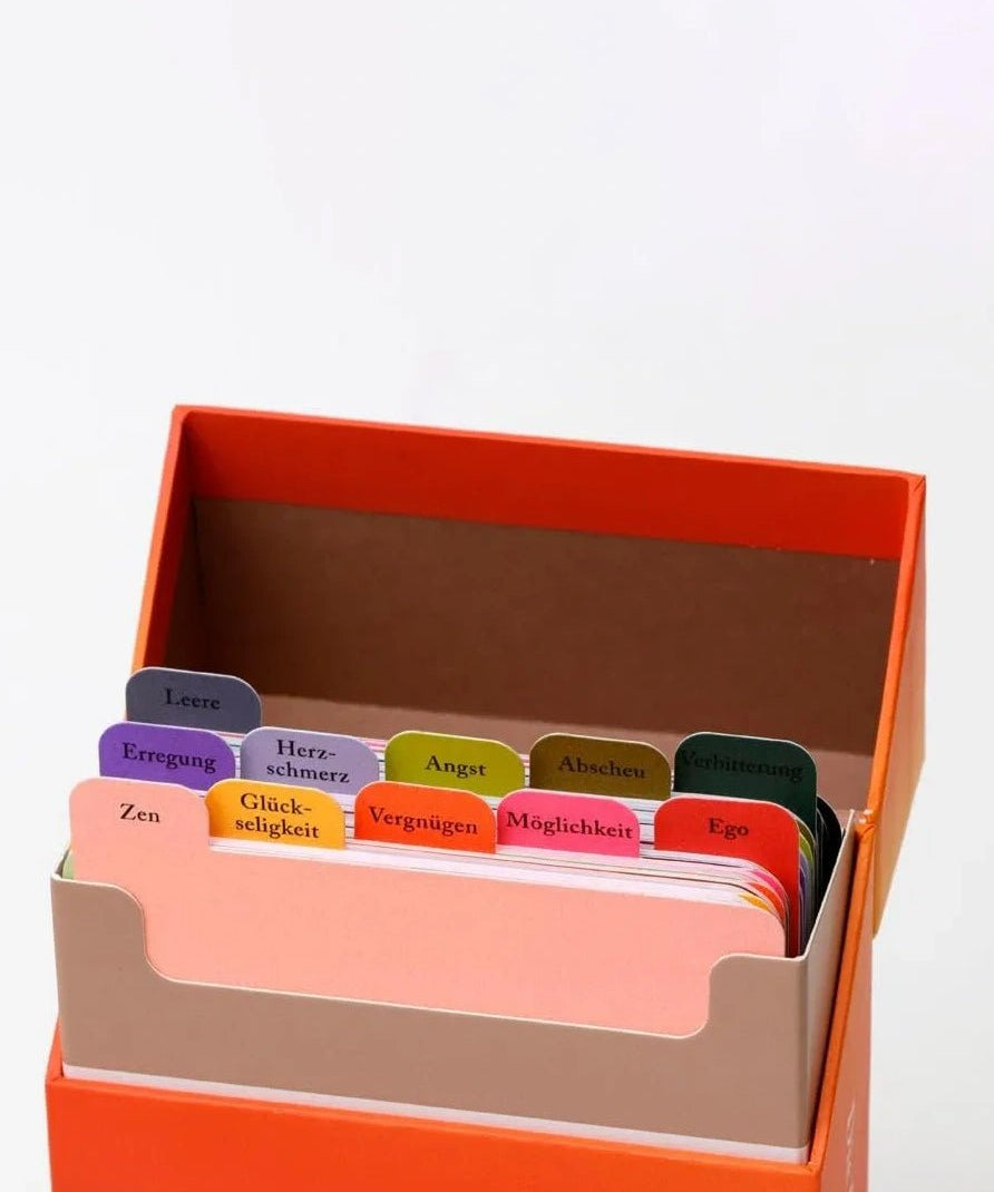 Laurence King Publishing - DIE BOX DER EMOTIONEN 80 Karten zur Selbstreflexion - Spiel - ROSA ECK